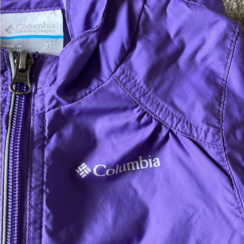 COLUMBIA Toddler Girl 2t Lightweight Jacket - Picture 4 of 8